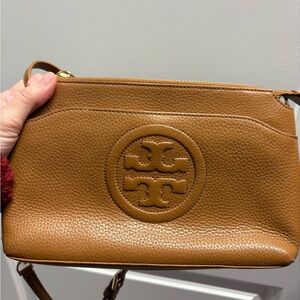 Tory Burch Brown Leather Crossbody Bag